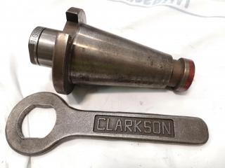 Clarkson Autolock NT50 Type Mill Tool Holder w/ Wrench