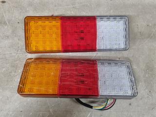 Pair of Trailer or Truck LED Tailight Assemblies