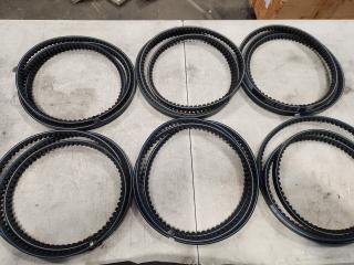 6 x Gates Drive Belt XPB/5VX 2680mm Length