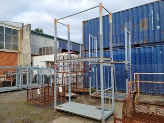 2x Galvanised Stacking Stillages