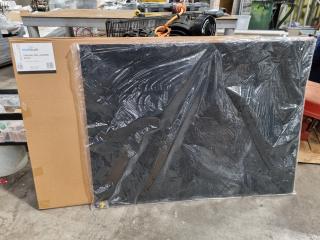 2x 1200x900mm Black Pin Panels by Boyd Visuals, New