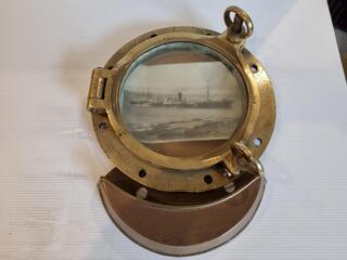 Brass Steamship Porthole Assembly
