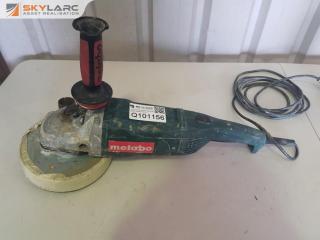 Metabo Angle Grinder with Concrete Grinder Attachment