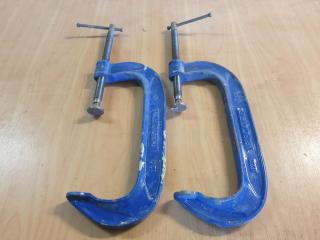 2 x Record 10" G Clamps