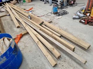 9x Assorted Lengths of Treated Timber