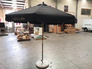 Outdoor Patio Deck Umbrella w/ Weighted Base