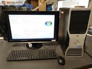 Dell Precision T3500 Computer Workstation desktop w/ Intel Xeon & Windows 7 Pro