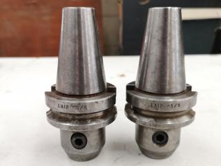 2x LAIP BT40 Tool Holders