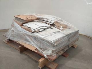 Pallet of Polished White Mosiac Tiles