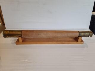 Antique Brass Spyglass w/ U.S.S Coy Markings