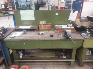 Heavy Duty Timber Workbench with Vice