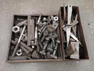 Assorted Mill Lockdown Hardware & More