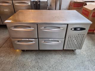 Mercatus 4 Drawer Under Bench Fridge 