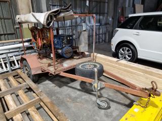 Miller Roughneck 2E Welding Power Generator w/ Customised Trailer