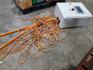 Industrial Electrical Control Box w/ Cabling