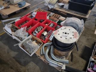 Pallet of Assorted Industrail Fittings