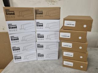 15x Assorted Vertical Laptop Stands