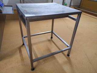 Small Stainless Steel Equipment Bench Stand Table