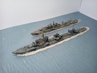 Royal Navy and Kriegsmarine Destroyers