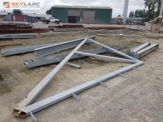 Galv Steel Building Frame and I Beams