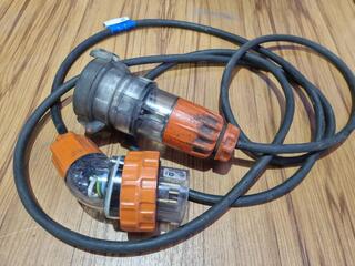 3-Phase Power Cord, 3.4 metre length