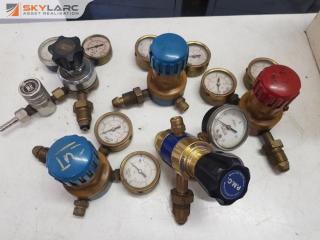 5 Used Welding Gas Regulators