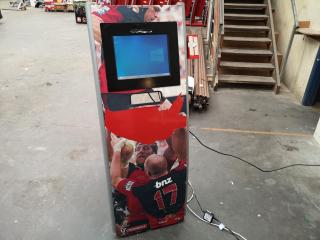 Mobile Retail Event Kiosk w/ LCD Touch Screen Monitor