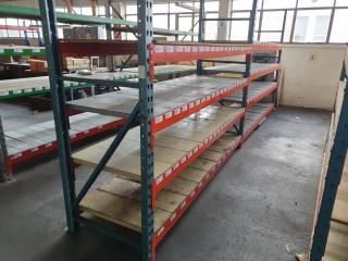 2 Bays of Industrial Shelving / Pallet Racking