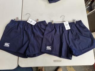 2x Canterbury Rugged Drill Shorts, Size 36