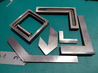 Precision steel squares and frame level set