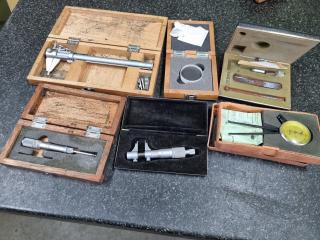 Assorted Mitutoyo Precision Tools, Calipers, Gauges & More