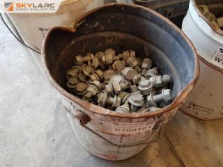 Bin of Metric 16x35 Galv Bolts