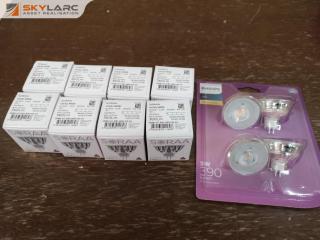 12x GU5.3 Type LED 5W & 7.5W Lamps Bulbs, New