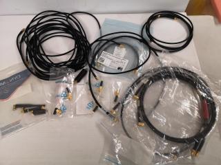 Assorted SMA Type Cabling, Connectors, & More