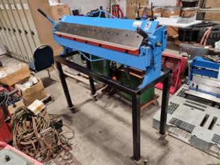 Sheet Metal Folder on Trolley