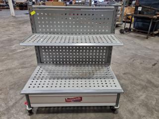 Mobile Adjustable Retail Shelving Unit