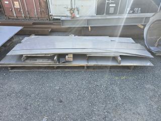 Large Lot of Assorted Stainless Plate Steel 