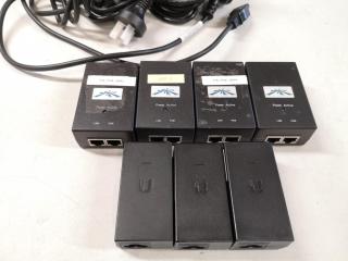 7x Ubiquity Fast Ethernet PoE Switching Power Supply Units