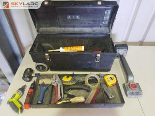 Wheeled Toolbox and Contents of Tools