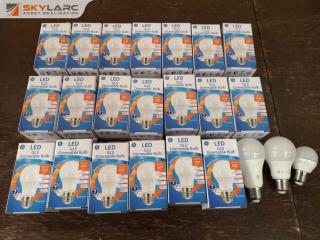 20x LED GLS Dimmable 8.5W Bulbs by GE, New