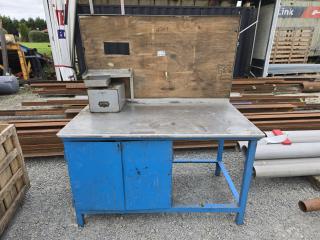 Workbench with Stainless Top 