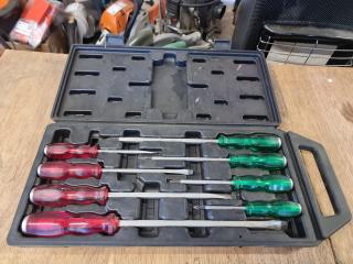 Stanley SideChrome 8 Pieces Thru-Tang Screwdriver Set