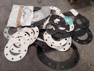 Assorted Large Diameter Industrial Pipe Gaskets