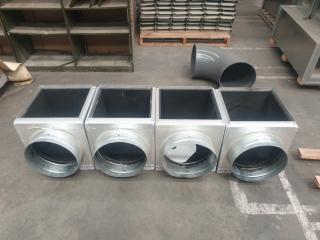 4 x Insulated Ductwork Grille Boxes