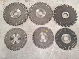 6 x Milling Cutters