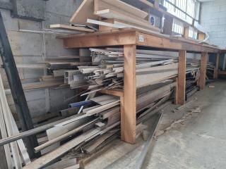 Large Lot of Aluminium Extrusions and Steel