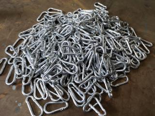 Large Lot of 50mm Spring Hooks