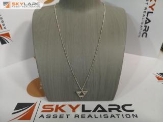 Journey Triangle Sterling Silver Necklace by Pam Kerr