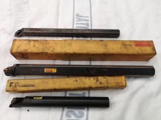 3x Assorted Lathe Boring Bars