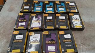 14 Assorted iPhone & Samsung Otter Box Defender Cases